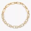 18K YELLOW GOLD PAVE DIAMOND XL NECKLACE