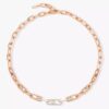 18K ROSE GOLD DIAMOND NECKLACE