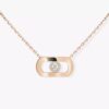 18K ROSE GOLD DIAMOND NECKLACE
