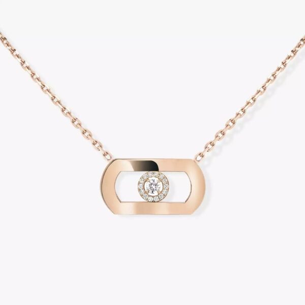 18K ROSE GOLD DIAMOND NECKLACE