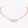 18K ROSE GOLD DIAMOND NECKLACE