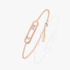 18K ROSE GOLD DIAMOND CISELE BRACELET