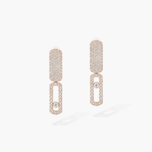 18K ROSE GOLD DIAMOND SMALL EARRING