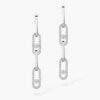 18K WHITE GOLD DIAMOND CONVERTIBLE EARRING