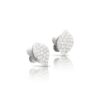 18K WHITE GOLD DIAMOND EARRING