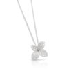 18K WHITE GOLD DIAMOND SMALL NECKLACE