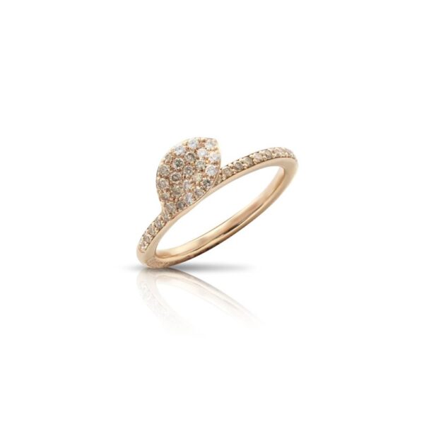 18K ROSE GOLD DIAMOND RING