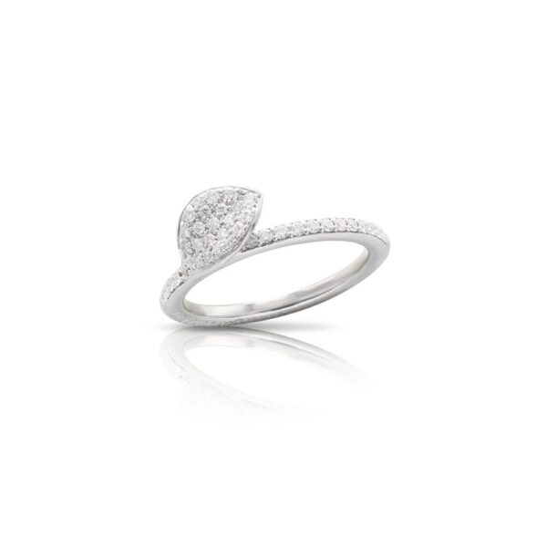 18K WHITE GOLD DIAMOND RING