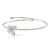 18K WHITE GOLD PAVE DIAMOND CHOKER NECKLACE
