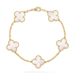 18K ROSE GOLD MOTHER OF PEARL BRACELET