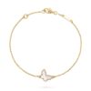 18K YELLOW GOLD MOTHER OF PEARL MINI BRACELET
