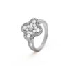 18K WHITE GOLD DIAMOND RING