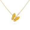 18K YELLOW GOLD YELLOW SAPPHIRE AND DIAMOND NECKLACE
