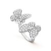 18K WHITE GOLD DIAMOND RING
