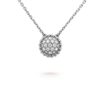 18K WHITE GOLD DIAMOND NECKLACE