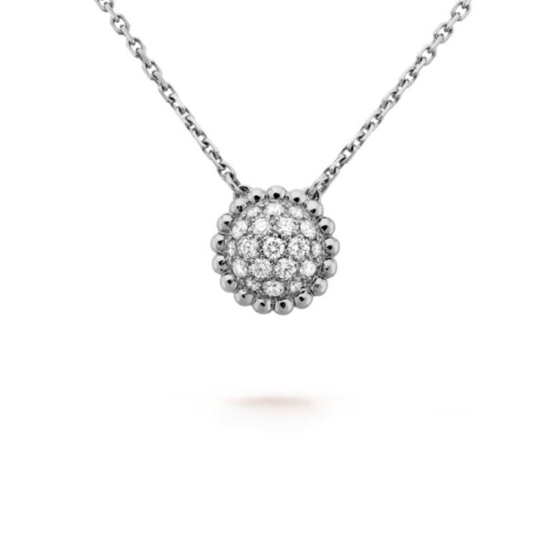 18K WHITE GOLD DIAMOND NECKLACE