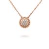 18K ROSE GOLD DIAMOND NECKLACE
