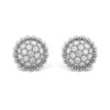 18K WHITE GOLD DIAMOND EARRING