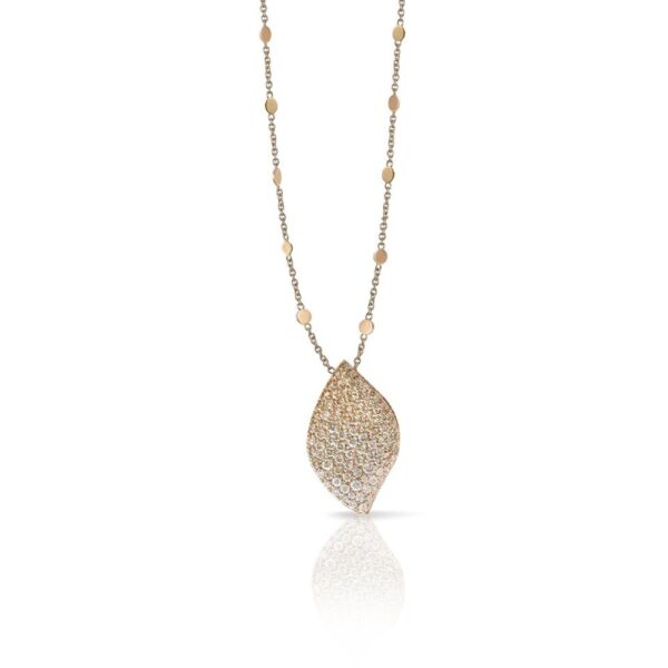 18K ROSE GOLD DIAMOND NECKLACE