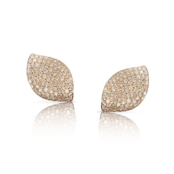 18K ROSE GOLD DIAMOND SMALL EARRING