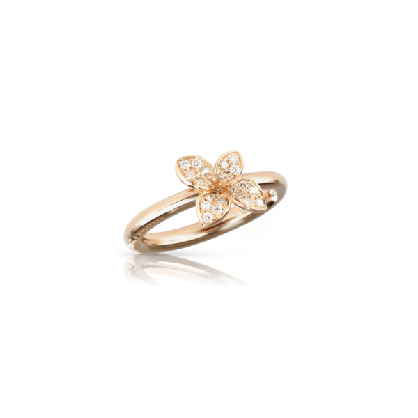 18K ROSE GOLD DIAMOND MINI RING