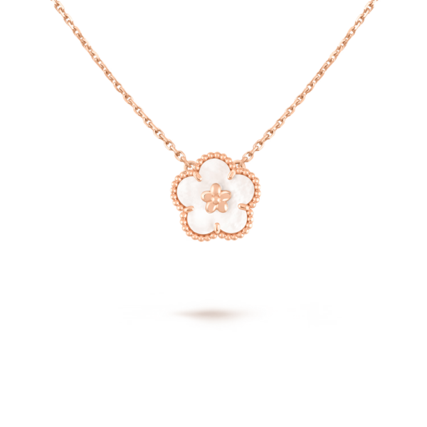 18K ROSE GOLD MOTHER OF PEARL NECKLACE