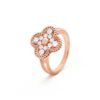 18K ROSE GOLD DIAMOND RING