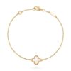 18K YELLOW GOLD MOTHER OF PEARL MINI BRACELET