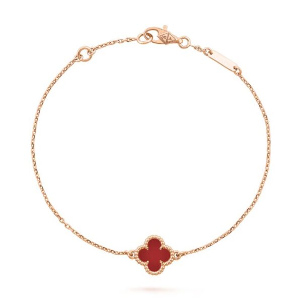 18K ROSE GOLD CARNELIAN MINI BRACELET