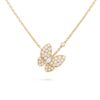 18K YELLOW GOLD DIAMOND NECKLACE