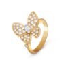 18K YELLOW GOLD DIAMOND RING