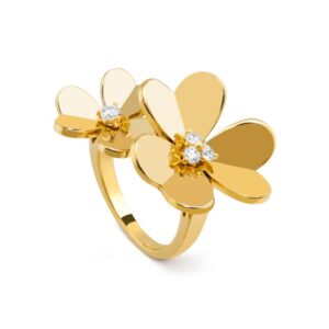 18K ROSE GOLD DIAMOND RING