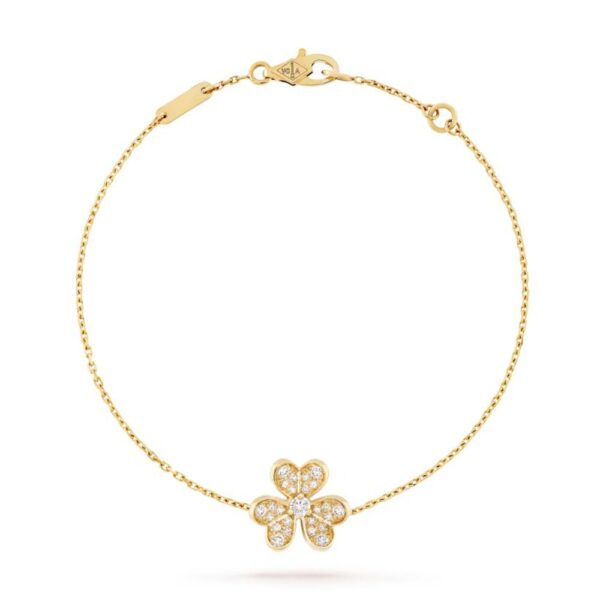 18K YELLOW GOLD PAVE DIAMOND BRACELET