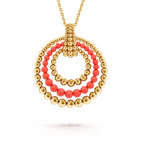 18K YELLOW GOLD COULEURS TRANSFORMABLE LONG NECKLACE