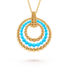 18K YELLOW GOLD COULEURS TRANSFORMABLE LONG NECKLACE