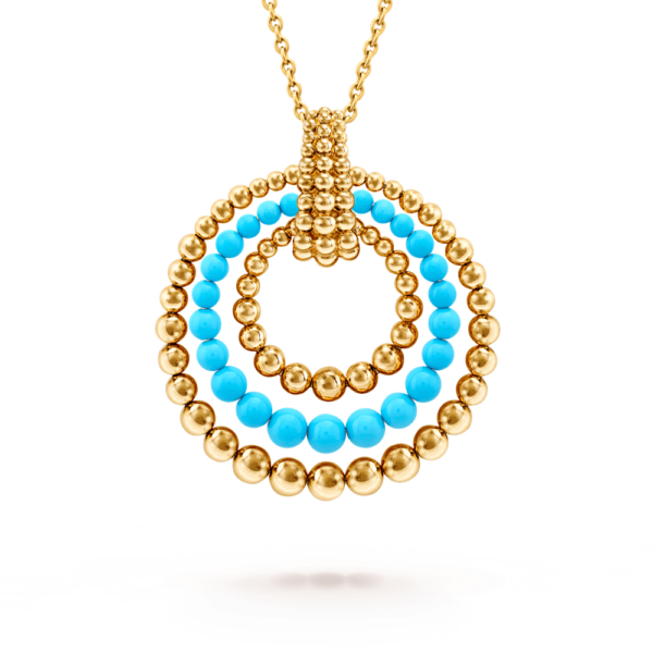 18K YELLOW GOLD COULEURS TRANSFORMABLE LONG NECKLACE