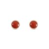 18K ROSE GOLD COULEURS CARNELIAN EARRING