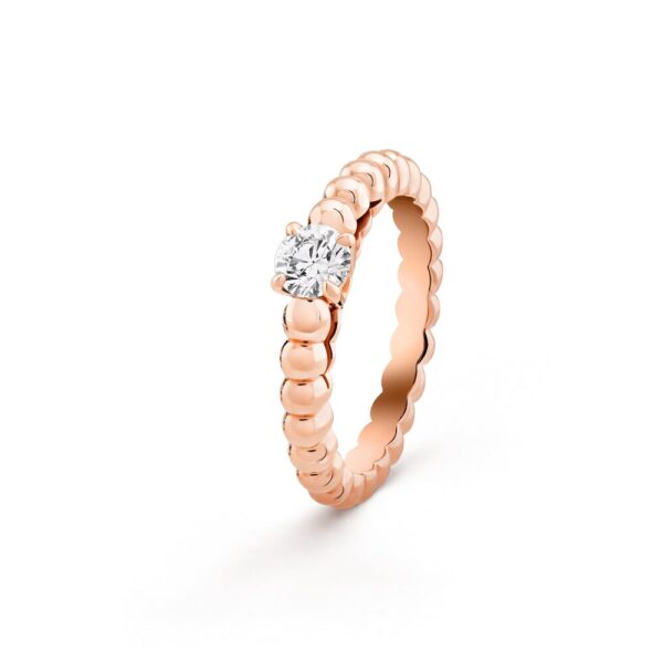 18K ROSE GOLD SOLITAIRE DIAMOND RING