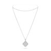 18K WHITE GOLD DIAMOND NECKLACE