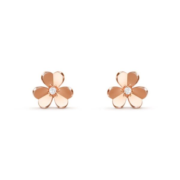 18K ROSE GOLD DIAMOND SMALL EARRING