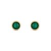 18K YELLOW GOLD COULEURS MALACHITE EARRING
