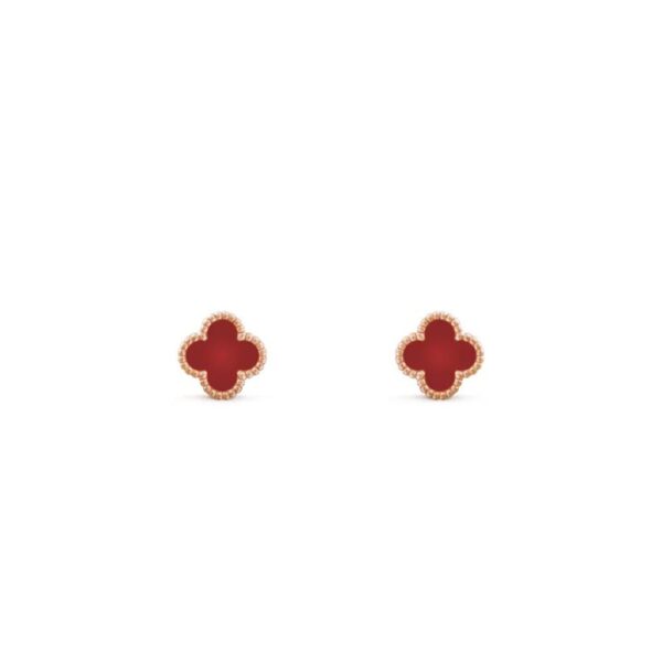 18K ROSE GOLD CARNELIAN MINI EARRING