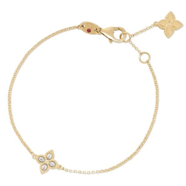 18K YELLOW GOLD DIAMOND MINI BRACELET