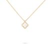 18K YELLOW GOLD MOTHER OF PEARL MINI NECKLACE