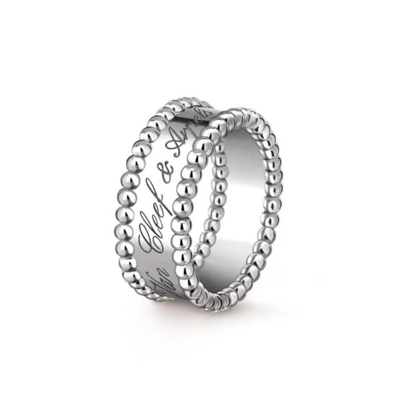 18K WHITE GOLD SIGNATURE RING