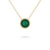 18K YELLOW GOLD COULEURS MALACHITE NECKLACE