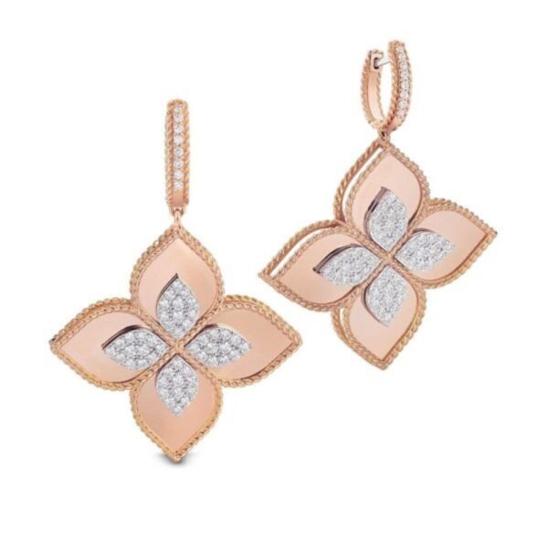 18K ROSE GOLD DIAMOND EARRING