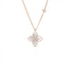 18K ROSE GOLD MOTHER OF PEARL AND DIAMOND NECKLACE
