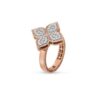 18K ROSE GOLD DIAMOND MEDIUM RING