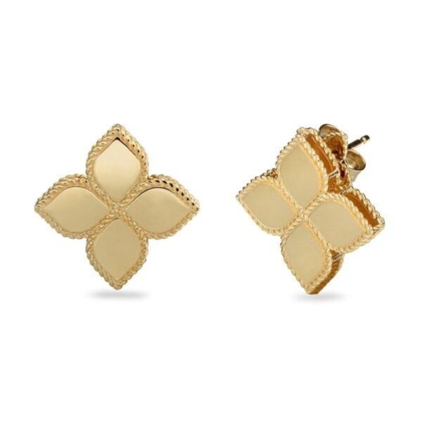 18K YELLOW GOLD MEDIUM EARRING